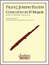 CONCERTO IN D MAJOR FLUTE SOLO cover